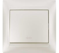 Перекрестный выключатель 1-клавишный TDM ELECTRIC 10А перламутр серия "Лама" SQ1815-0836