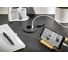 Врезной круглый удлинитель GTV charger plus, 1xschuko, 1xusb-a/5v, 1xtype-c/5v, беспроводная зарядка, сменные переходники, вилка провод 1,5м, черный AE-BPW1SACP-20 7