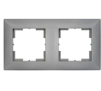 Двухместная рамка Кунцево-Электро "мария" мрфи11.11.00.00 алюминий 110058