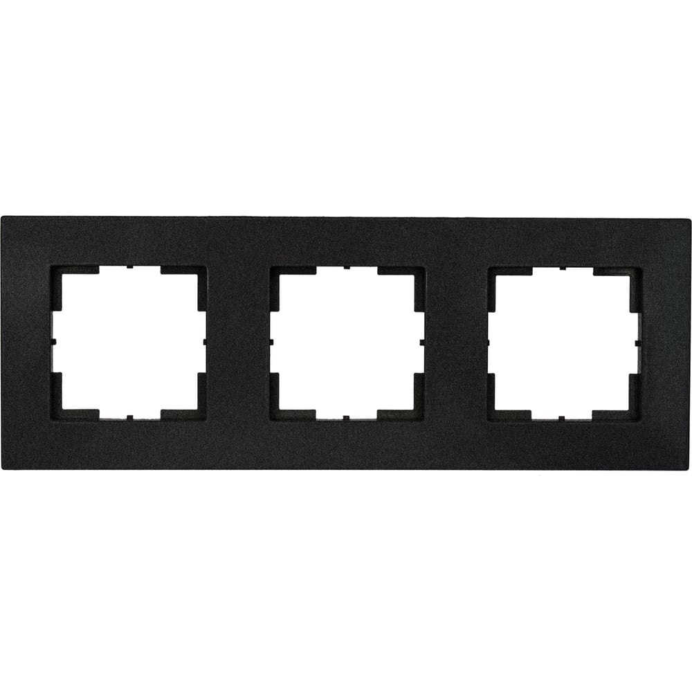 Трехместная рамка Кунцево-Электро \"аксиома\" мрфи11.16.00.00 антрацит ...