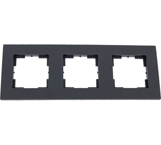 Трехместная рамка Кунцево-Электро "аксиома" мрфи11.16.00.00 антрацит 121042 1