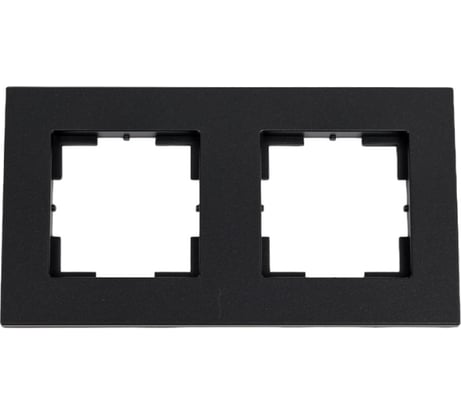Двухместная рамка Кунцево-Электро "аксиома" мрфи11.15.00.00 антрацит 121040