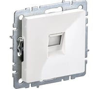 Компьютерная розетка IEK Brite rj45 кат.5e рк10-брб белый BR-K10-1-K01-PRO