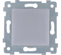 Механизм одноклавишного выключателя Кунцево-Электро Мария скрытой утановки с110-437 алюминий 110057