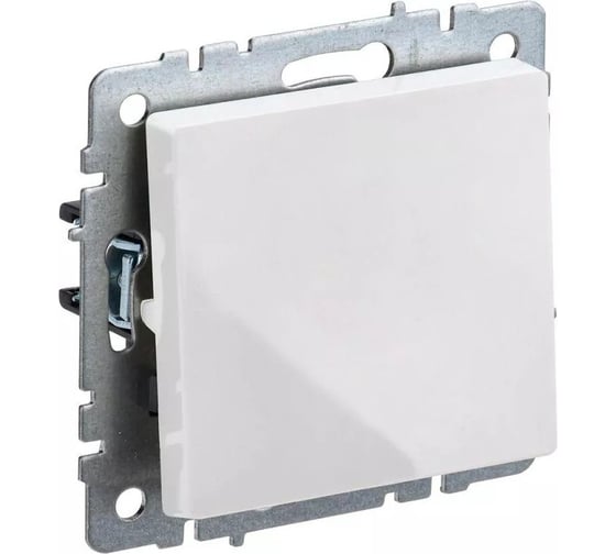 1-клавишный выключатель IEK Brite 10а вс10-1-0-брб белый BR-V10-0-10-K01-PRO 1