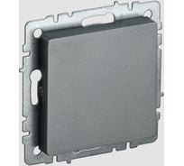 Заглушка с суппортом IEK Brite мз10-брс сталь BR-PL10-K46