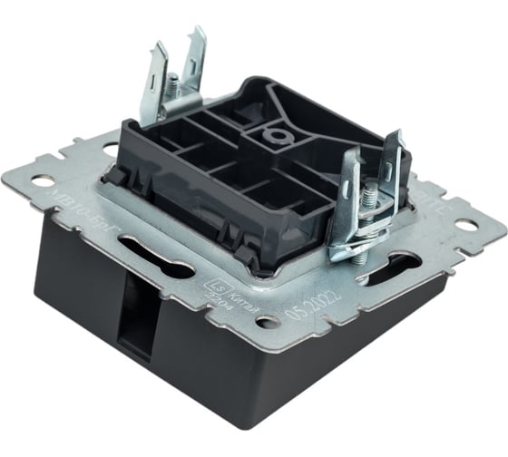 Вывод кабеля IEK Brite мв10-брг графит BR-VK10-0-K53