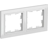 2-местная рамка IEK Brite ру-2-брб белый BR-M22-K01-PRO