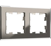 2-местная рамка IEK Brite ру-2-2-брд стекло, дымчатый BR-M22-G-K30
