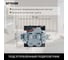 1-местная розетка STEKKER с заземлением (механизм) с USB, серия Эрна, PST16-9111-03 49155 5