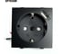1-местная розетка STEKKER с заземлением (механизм) с USB, серия Эрна, PST16-9111-03 49155 9