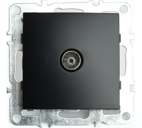 Телевизионная 1-местная розетка STEKKER 75Ом (механизм), серия Эрна, PST00- 49152