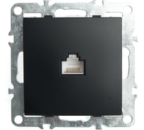 Компьютерная 1-местная розетка RJ-45 STEKKER (механизм), серия Эрна, PST00-91 49151