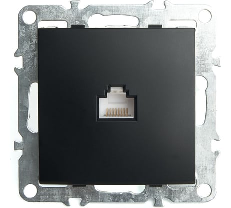 Компьютерная 1-местная розетка RJ-45 STEKKER (механизм), серия Эрна, PST00-91 49151