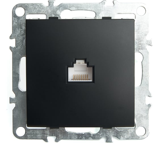 Компьютерная 1-местная розетка RJ-45 STEKKER (механизм), серия Эрна, PST00-91 49151 1