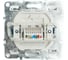 Компьютерная 1-местная розетка RJ-45 STEKKER (механизм), серия Эрна, PST00-91 49151 10