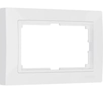 Рамка для двойной розетки WL03 Frame 01DBL white белый basic a WERKEL a040200