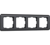 Рамка WL12 Frame 04 на 4 поста графит WERKEL a046318