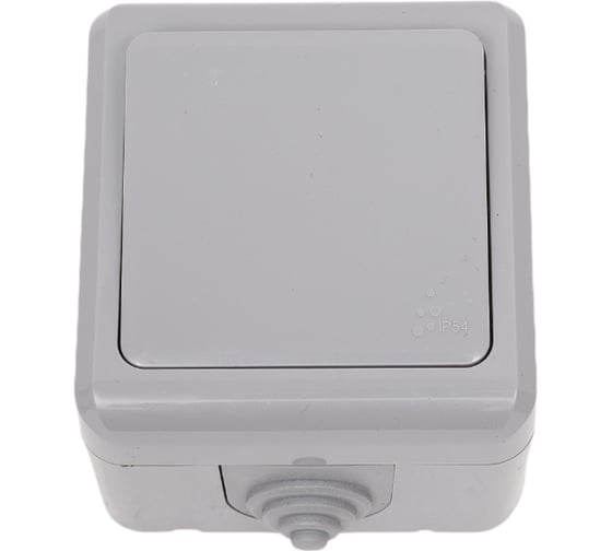 Выключатель TOKOV ELECTRIC 1-кл. оп dita ip54 10а 250в сер. TKL-DT-V1-C06-IP54