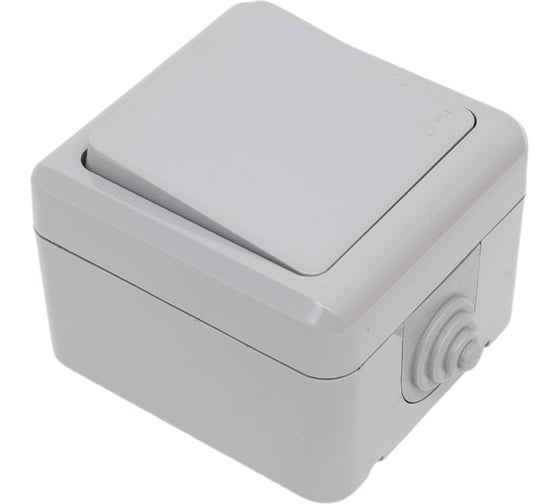 Выключатель TOKOV ELECTRIC 1-кл. оп dita ip54 10а 250в сер. TKL-DT-V1-C06-IP54