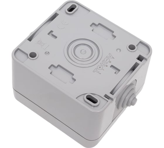 Выключатель TOKOV ELECTRIC 1-кл. оп dita ip54 10а 250в сер. TKL-DT-V1-C06-IP54