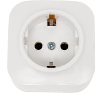 Розетка 1-м TOKOV ELECTRIC оп frea 16а ip20 250в с заземл. абс-пластик бел. TKE-FR-R1Z-C01