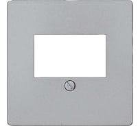 Накладка TAE розетки Siemens DELTA I-SYSTEM алюминиевый металлик 55x55мм 5TG1256-2