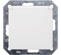 Розетка SCHUKO Siemens DELTA I-SYSTEM титановый белый 5UB1917