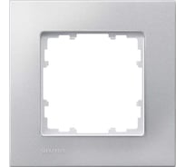 1-местная рамка Siemens DELTA MIRO алюминий металлик 5TG1111-1