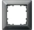 1-местная рамка Siemens DELTA MIRO черный металлик 80x80мм 5TG2551-6 1