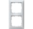 2-местная рамка Siemens DELTA MIRO алюминиевый металлик 151x80мм 5TG2552-3 1