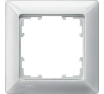1-местная рамка Siemens DELTA MIRO алюминиевый металлик 80x80мм 5TG2551-3