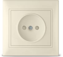 Розетка б/з з/ш UNIVersal Севиль слоновая кость ivory Б-С0047