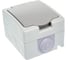 Розетка UNIVersal Аллегро с/з, з/ш, с крышкой IP54, серая 1282 8