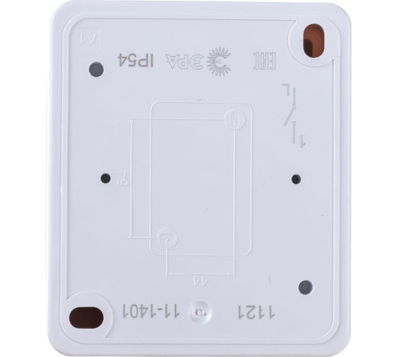 Выключатель ЭРА Эксперт 11-1401-01 IP54, 10АХ-250В, ОУ, белый Б0020669