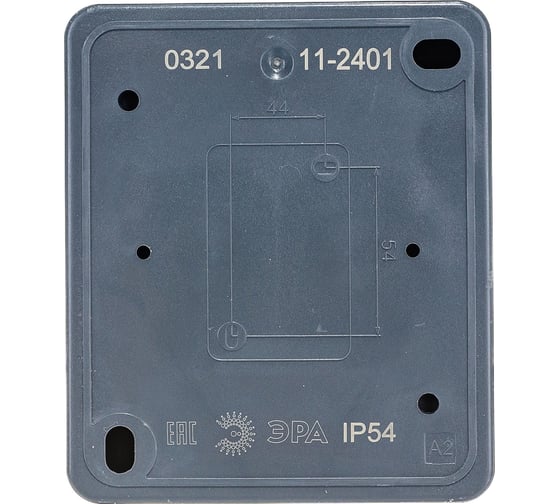 Розетка ЭРА Эксперт 11-2401-03 2P+E IP54, 16АХ-250В, ОУ, серый Б0020713
