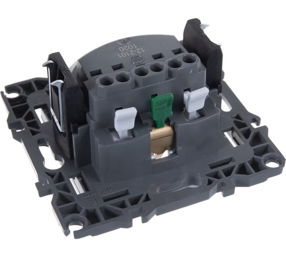 Розетка ЭРА 12-2101-03 2P+E Schuko, 16АХ-250В, алюминий Б0014677