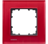 1-местная рамка Siemens DELTA MIRO СТЕКЛО ORIENT 5TG1201-3