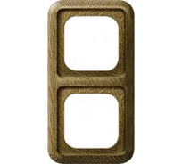 2-местная рамка Siemens DELTA NATURE ТЕМНЫЙ ДУБ 5TG1612