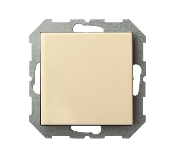 Одноклавишный переключатель LIREGUS бежевый ip44 epsilon 28-0573