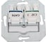 Телефонная и компьютерная розетка LIREGUS (rj11+rj45) белая epsilon 28-034 4