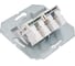 Телефонная и компьютерная розетка LIREGUS (rj11+rj45) белая epsilon 28-034 5