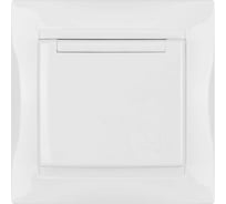 Розетка TDM ELECTRIC Лама 2П+З 16А 250В IP44 с крышкой белая SQ1815-0026