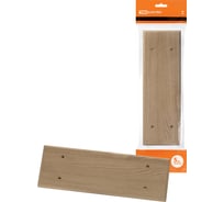 Накладка на бревно TDM ELECTRIC деревянная, универсальная НБУ 1Пх3 95x290 мм, под покраску SQ1821-0406