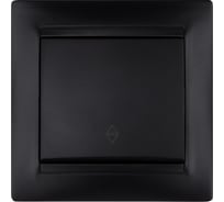 Выключатель на 2 направления 1 клавиша. TDM ELECTRIC 10А графит "Лама" SQ1815-0606