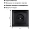 Розетка TDM ELECTRIC Лама 2П 10А 250В с защитными шторками, графит SQ1815-0610 3