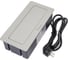 Удлинитель врезной прямоугольный GTV soft, 2xschuko, 2xusb/5v, вилка провод 1,5м, серебро AE-PBSUC2GS-53 2