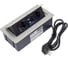 Удлинитель врезной прямоугольный GTV soft, 2xschuko, 2xusb/5v, вилка провод 1,5м, серебро AE-PBSUC2GS-53 3