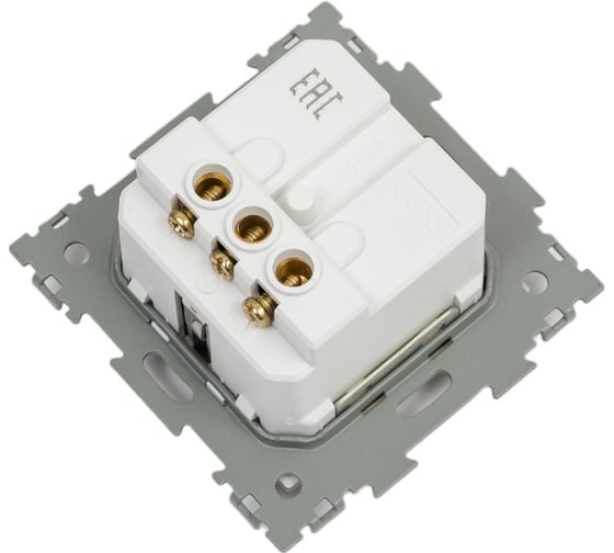 Электрическая розетка CGSS с заземлением 16А серая платина "Эстетика" GL-W160A-GPG