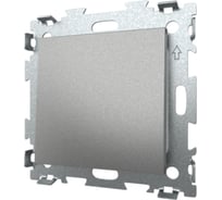 Одноклавишный выключатель CGSS серая платина "Эстетика" GL-W101-GPG